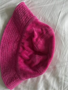 Wilfred Bright Pink Terry Bucket Hat